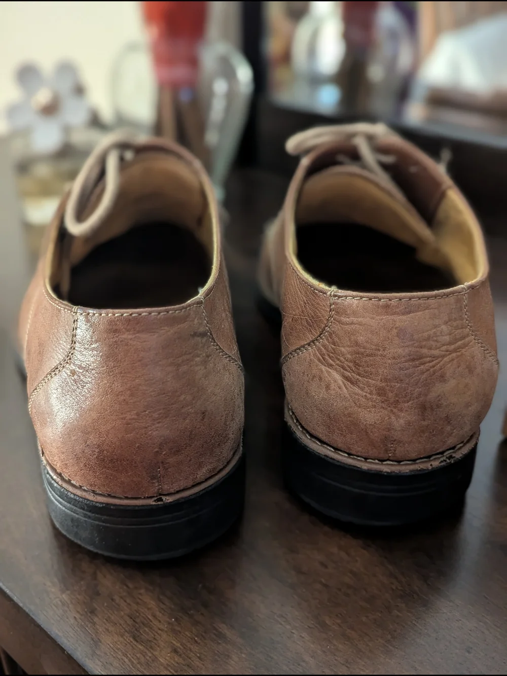 Sandro Moscoloni Bryan Men's 12 EEE Brown Leather Cap Toe Derby Shoes Brazil